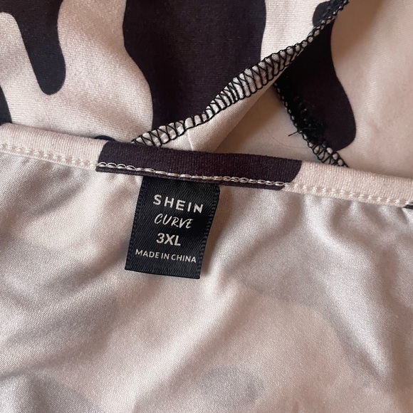 Cow Print Women’s Cami Crop Top Size 3XL Contrast Stitch Corset Soft Approx XL - Picture 2 of 16